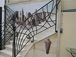 Garde-corps en fer forgé pour balcon ou terrasse proposé par Ferronnerie France à Peintre